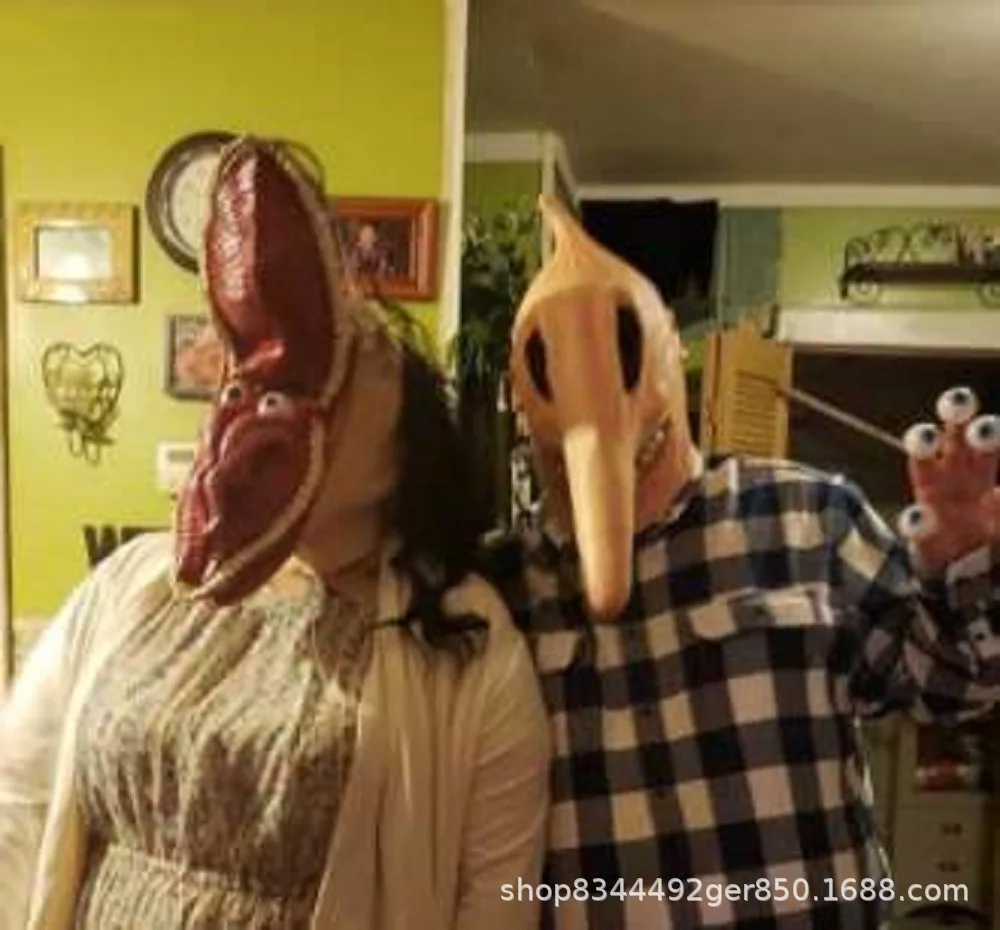 

Adam and Barbara Mask Latex Hood, Halloween Costume Cosplay Horror Props Scary Costumes & Accessories 2025