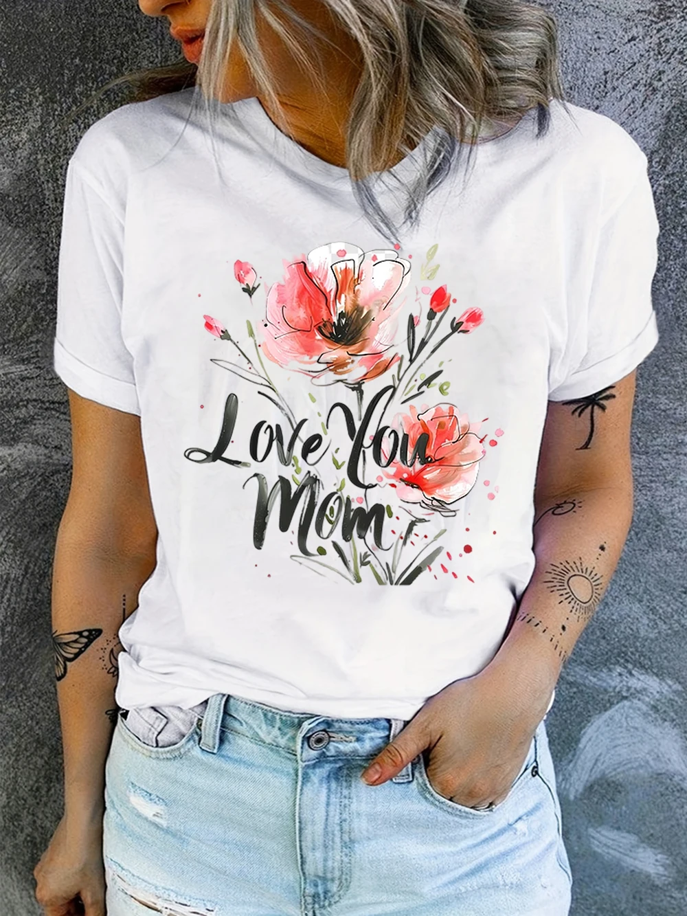 Vintage Watercolor Poppy 