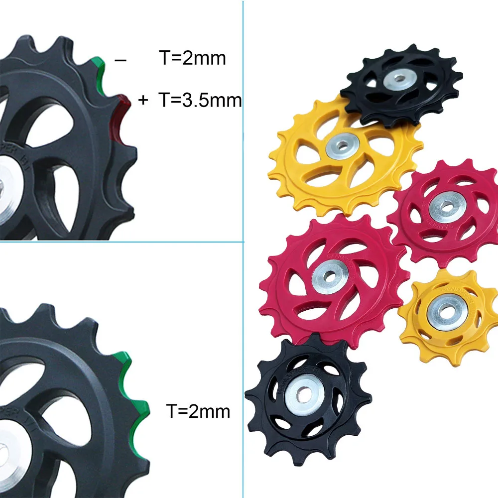 MTB 뒷 변속기 가이드 풀리 휠 실드 베어링 자키 휠 10T 11T 12T 13T 14T 15T 16T 17T 18T, 시마노 Sram 12 단