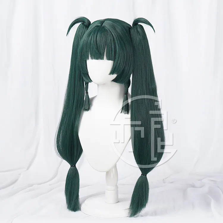 Anime Zenless Zone Zero Qingyi Cosplay Wig Halloween Carnival Party Props Synthetic Hair Heat Resistant Fiber + Wig Cap