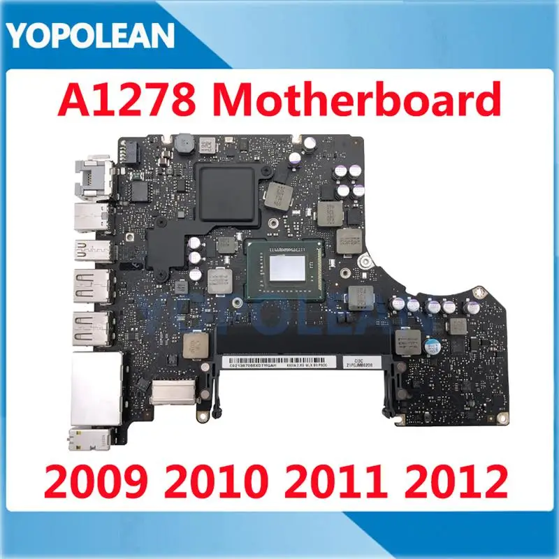 

New Tested Logic Board For MacBook Pro 13" A1278 Motherboard Core 2 i5 i7 2009 2010 2011 2012 Years