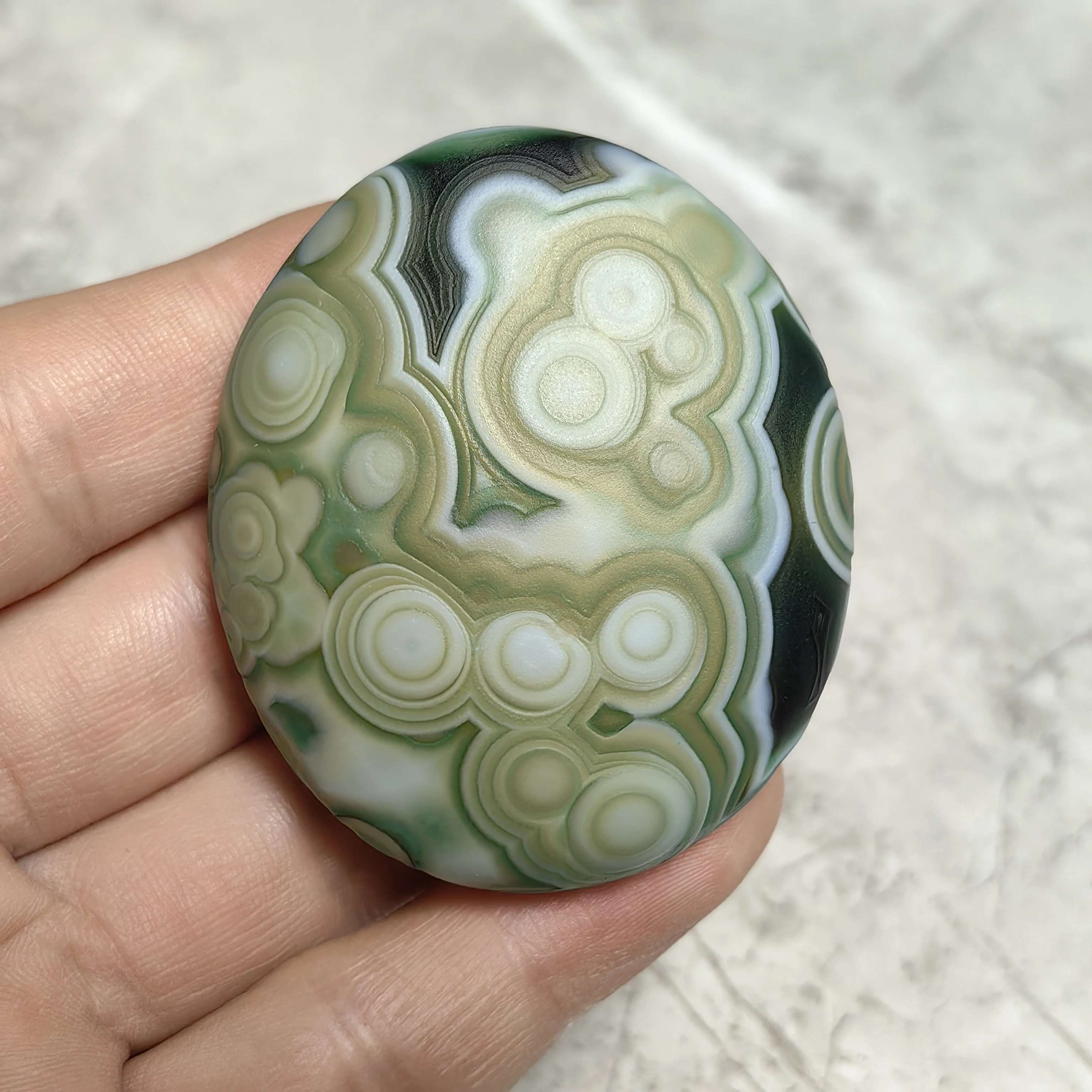 

Pure Unprocessed Eye Agate Mongolian Sardonyx for Reiki Meditation, Jewelry Making, Warding Off Evil & Good Luck Charm