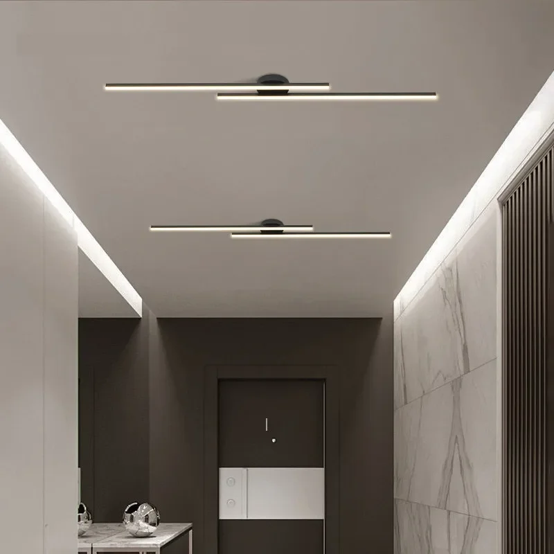 Moderne Lange Lichten Hemelminimum Verlichting Snelweg Corridor Vervanging Prive Decoratie Huis Decoratie Acryl Lamp Led