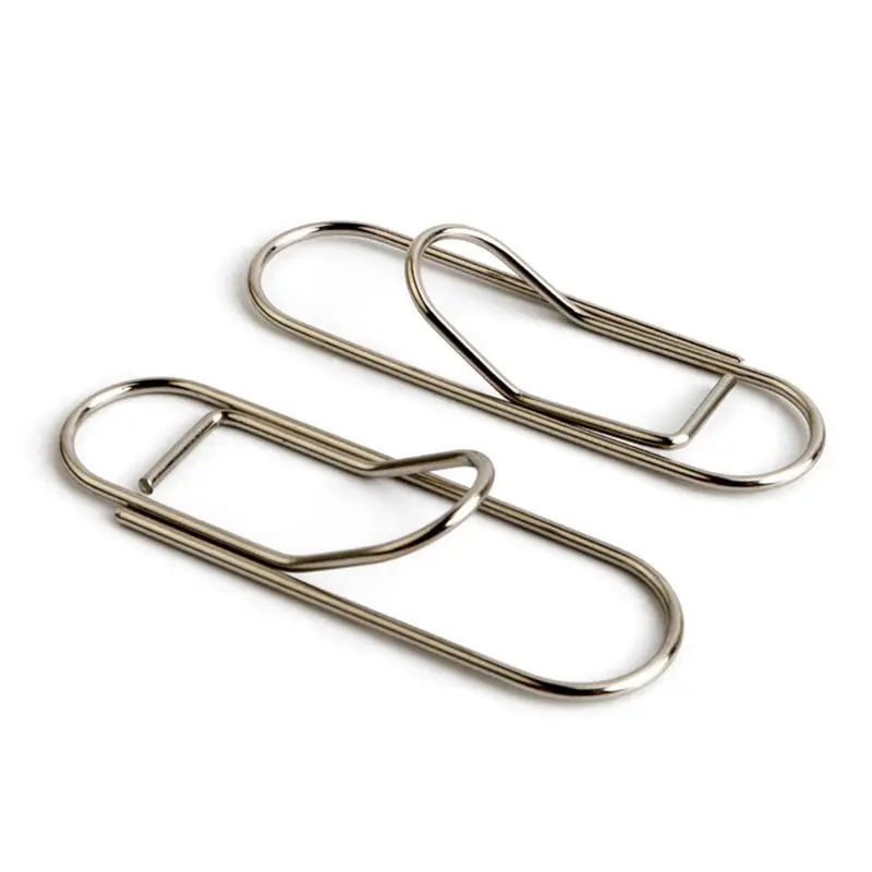 25Pcs Metal Paper Clips Mini Bookmark Book Page Divider Photo Wall Decorations Document File Photo Organizer for Office