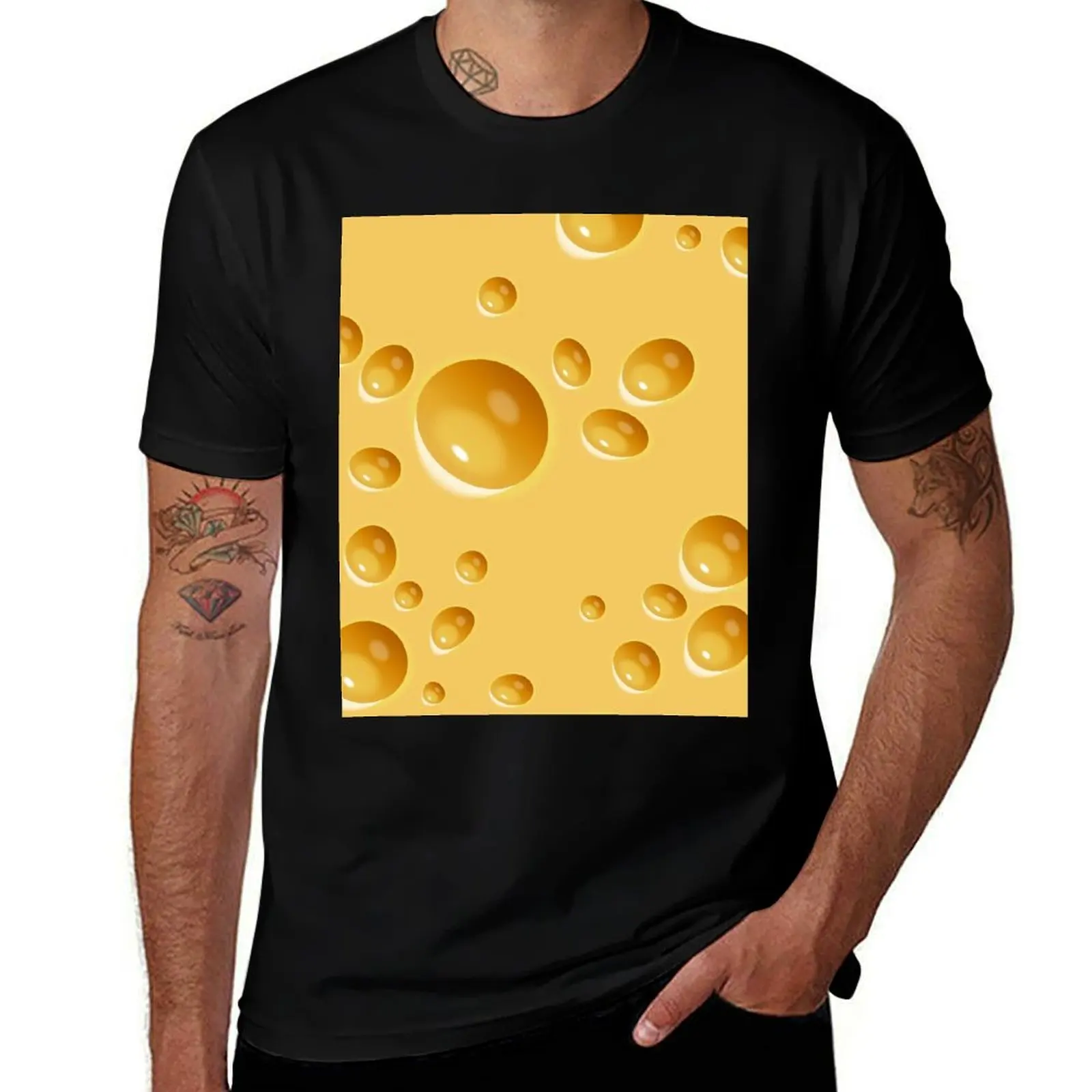 Swiss Cheese T-Shirt Sport Basic Moisture Wicking Tee T-Shirt