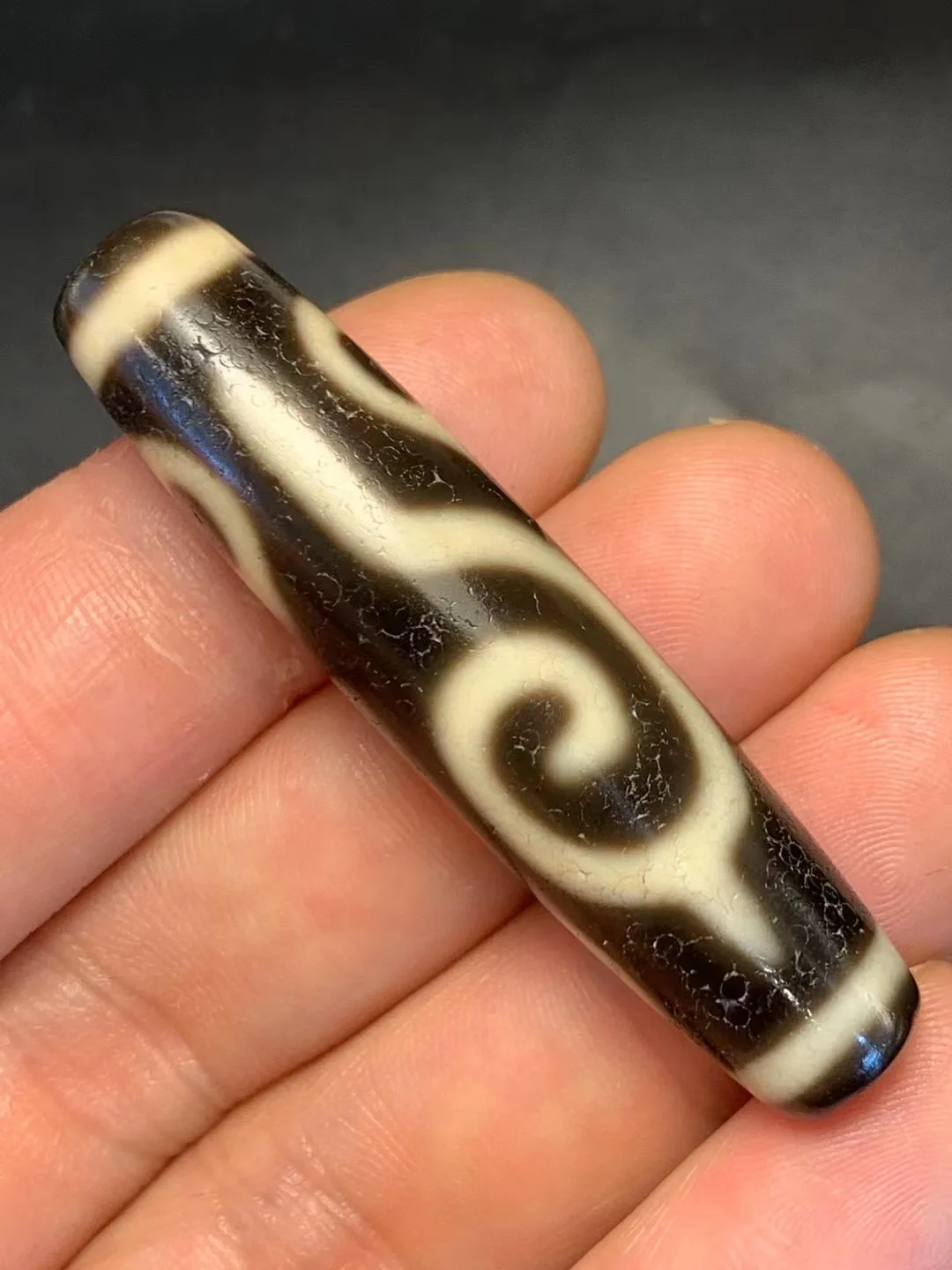 

ENERGY Tibetan Old Agate Weathering High Oily Patina Faluo Triton 4 Buddha Eyed dZi Bead Amulet Precious Gemstone Jewelry