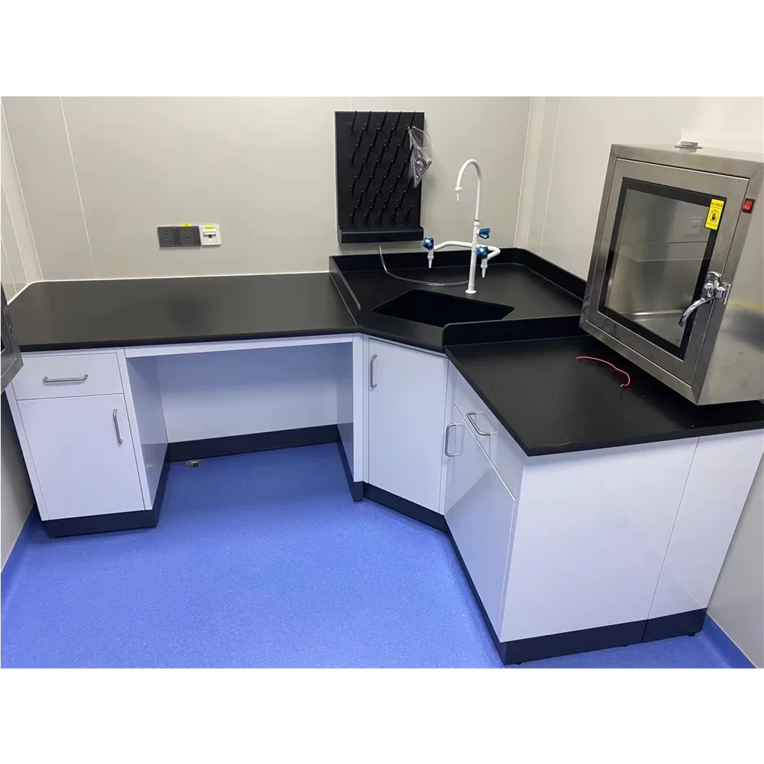 Best Price Laboratory Furniture Steel Lab Table with Sink for Physics, Chemistry, and Biology