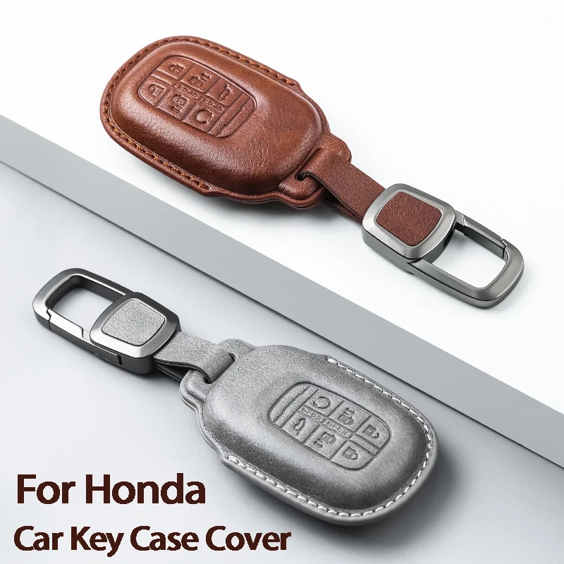 

Car Key Case Cover For Honda STEPWGN RP6 RP7 RP8 Odyssey Freed Elysion 2023 2024 2025 Leather Auto Key Fob Holder Keychain