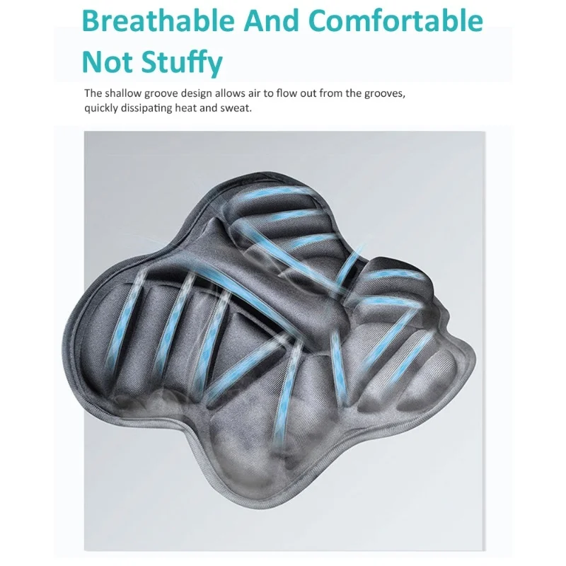 Almofada do assento da motocicleta, 2 pces almofada de assento da motocicleta de refrigeração universal antiderrapante capa de assento 3d para motocicletas scooters