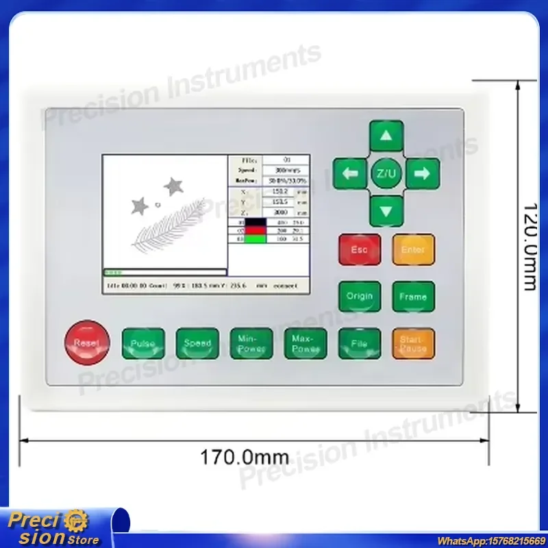 

For RDV6442G/S Universal CCD Vision Cutting Engraving System Small 4-Axis 2-Head CNC Laser Cutter Machine with Auto Focus and
