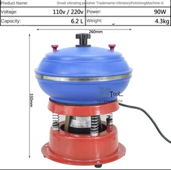 Vibratory Tumbler Bowl Tumbling Polishing Machine For Metal Jewelry Pearl Finishing Burnish Vibrator Rock Polishing Tumbler Tool