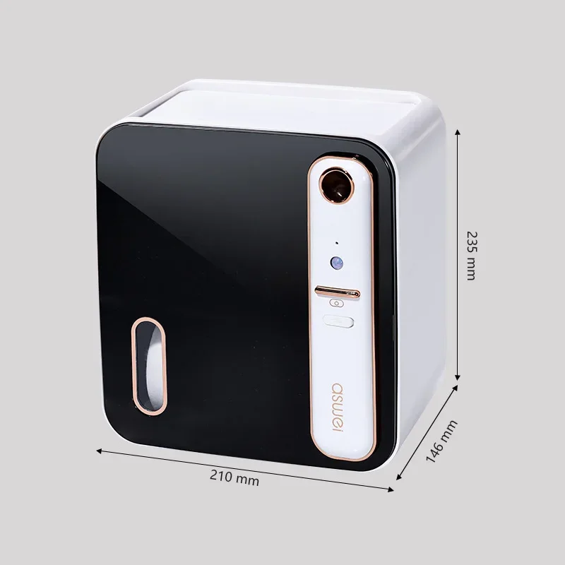 Smart tissue box storage rack toilet paper toilet paper roll paper box without punching paper towel holder toilet paper holder