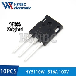 10PCS HY5110W HY5110 TO-247 316A 100V N-Channel Power MOSFET Transistor 100% New Original