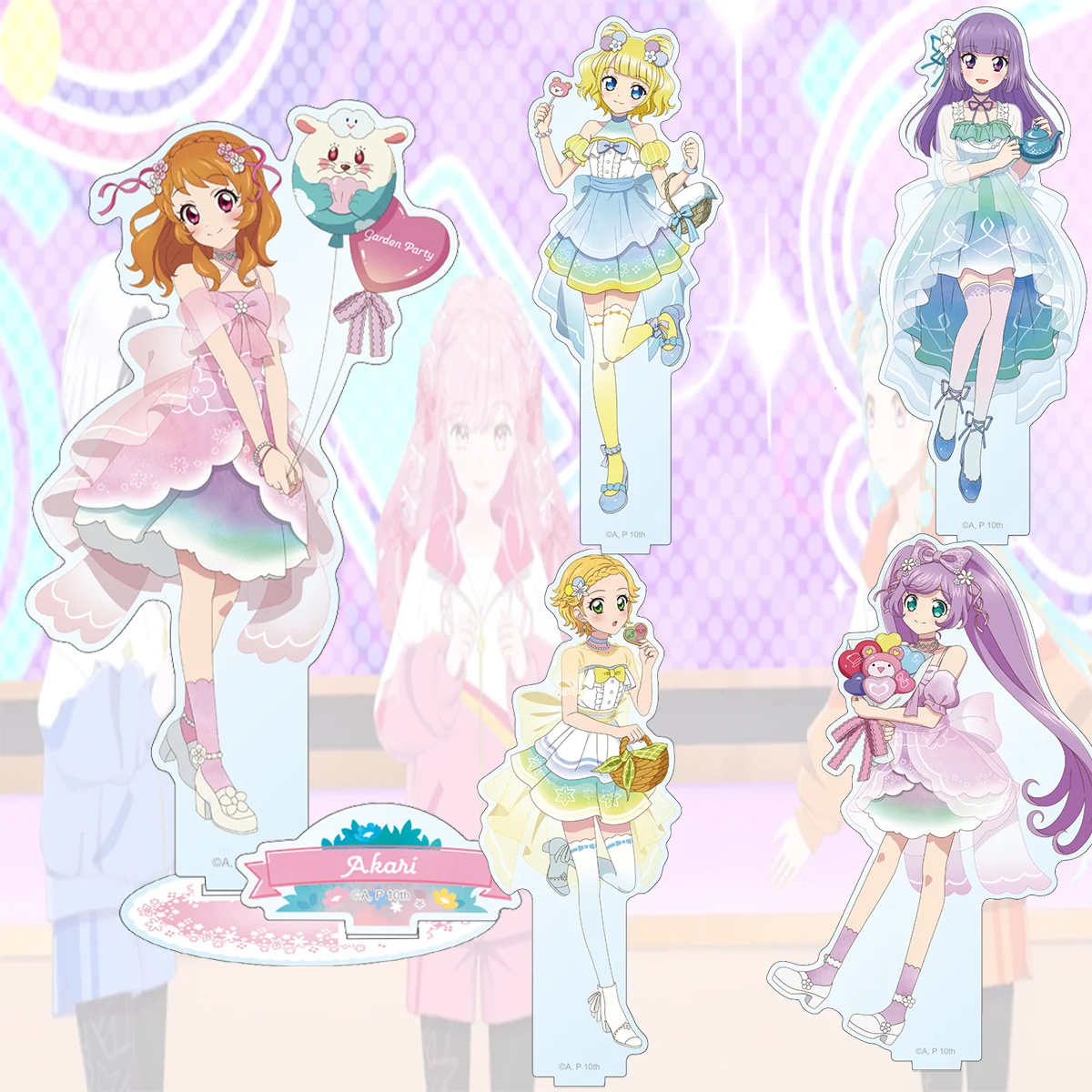 Aikatsu! 10th Anniversary Ozora Akari 15cm Acrylic Stand Figure Anime Peripheral Desktop Decor Collection Gift keychain