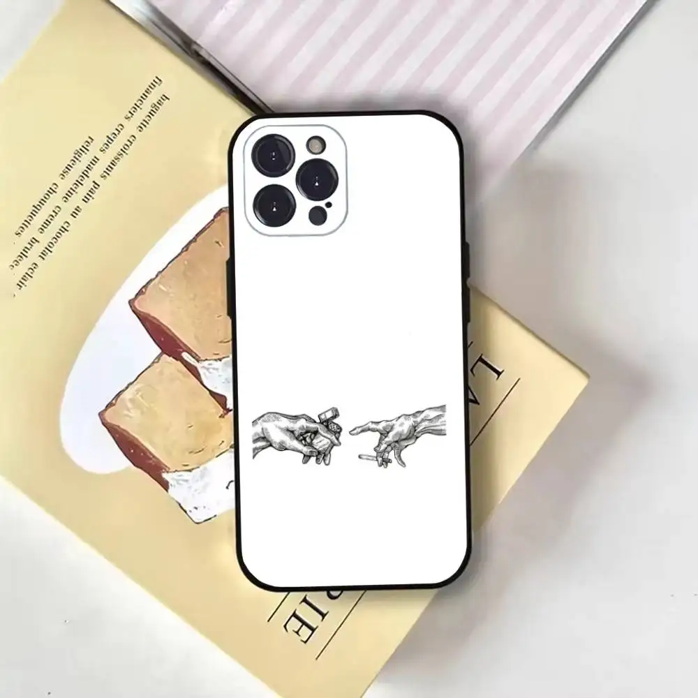حافظة هاتف J-Junior H Sad Boyz لهاتف iPhone17,16,15,14,13,12,11 Plus, Pro Max, غطاء أسود ناعم