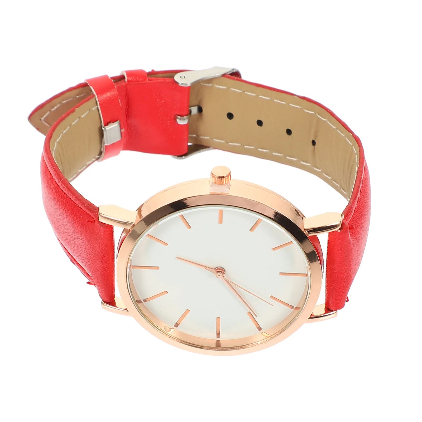 

Quartz Wristwatch For Women Pu Strap Simple Elegant Lady Watch Gift Daily Wear Decorative Watches Female Timepiece