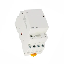 контактор Schneider iCT-25A 4P Modular Contactor 2P 2NO or 2NC 1NO1NC 24V 110V 220V Automatic Household Contactor Din Rail Type
