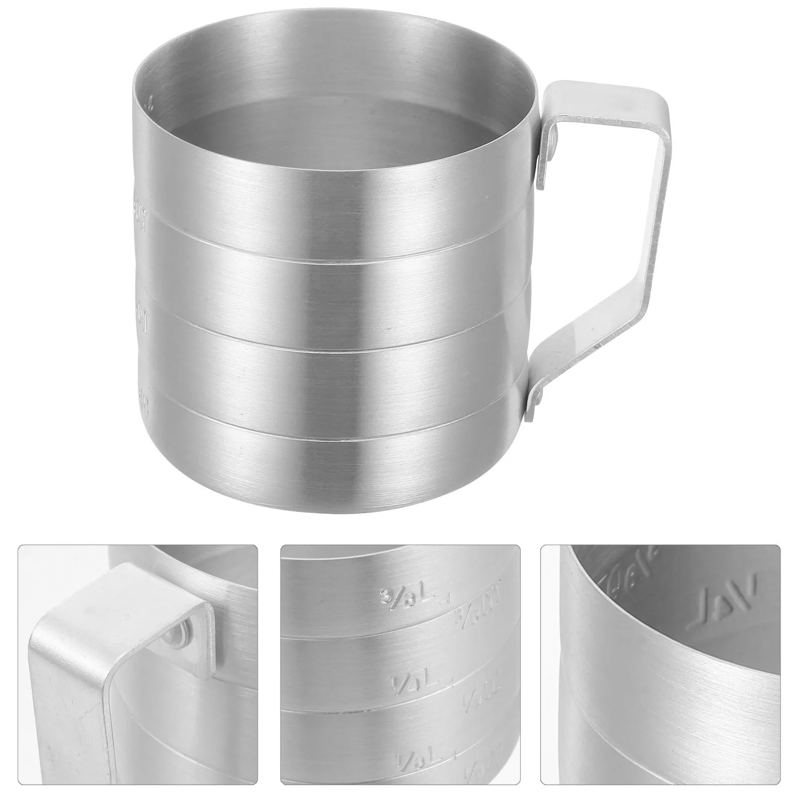 

Aluminum Measuring Cup With Scale Thickened Kitchen Baking Tool Household Graduated Cup For Liquid Oil Coffee Milk