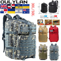 30L 50L 3P Tactical Backpack Army Men Outdoor Military Bag  Camping Tactical Rucksack Hiking Sports Trekking Climbing Molle Pack