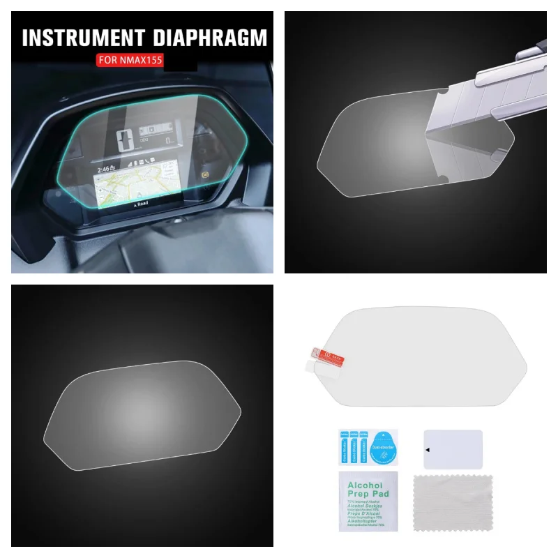 For Yamaha NMAX 155 N-MAX155 nmax155 2025-UP Speedometer Scratch Panel Screen Protector Dashboard Screen Protector