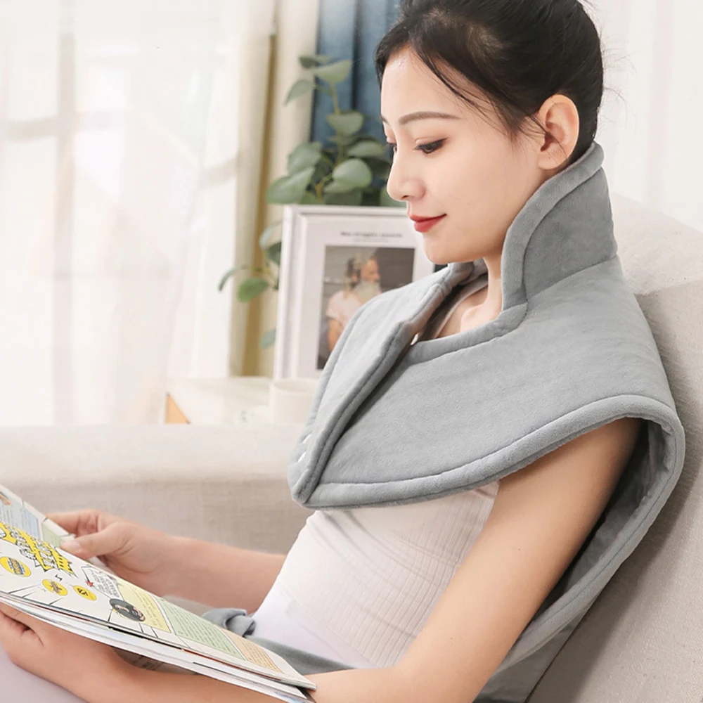 Winter Electric Blanket Weighted Heating Shawl Washable Auto Shut Off Heating Pad For Nap Office Home Comfort Warmth