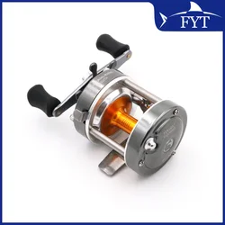 All Metal Cast Drum Wheel Fishing Reels Saltwater Right Hand 5.0:1 Synchronous Wire Gauge Pescaria Bait Cast Reel MingYang BL30
