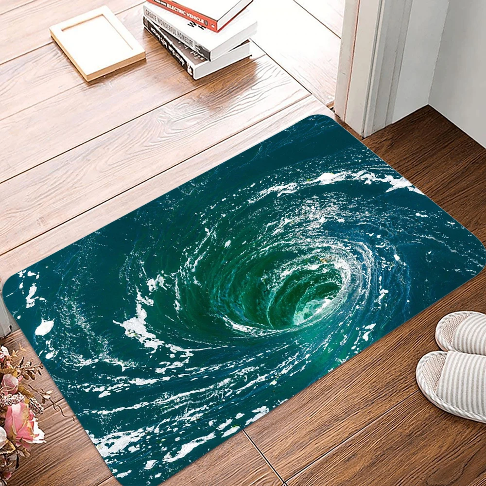 Sommer Teppich Eingangstür 3D Visuelle Ozean Bodenmatte Badezimmer und Toilette Fußmatte Personalisierte Matte Heimdekoration Teppiche