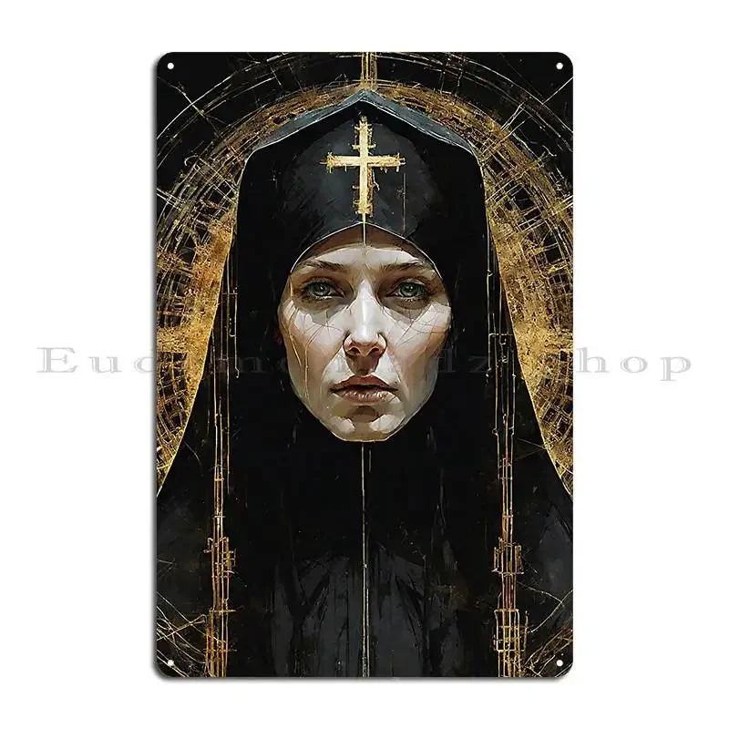 Heavenly touch Our Lady of Sorrows Metal Sign Pub Designs Funny Wall Decor Classic Tin Sign Poster