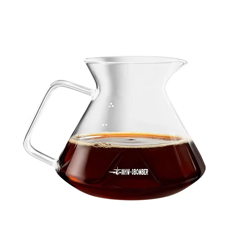 MHW-3BOMBER Ekspres do kawy Pour Over 360/600ml Szklany zaparzacz do kawy Akcesoria kuchenne do domowego parzenia — zdjęcie produktu 8