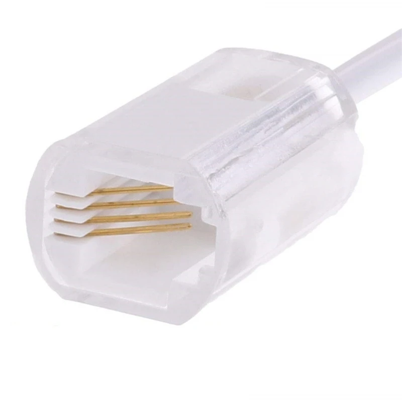 1 Set Set Detangler Kabel Handset Telepon Kabel Putar Berputar 360 Derajat R58F