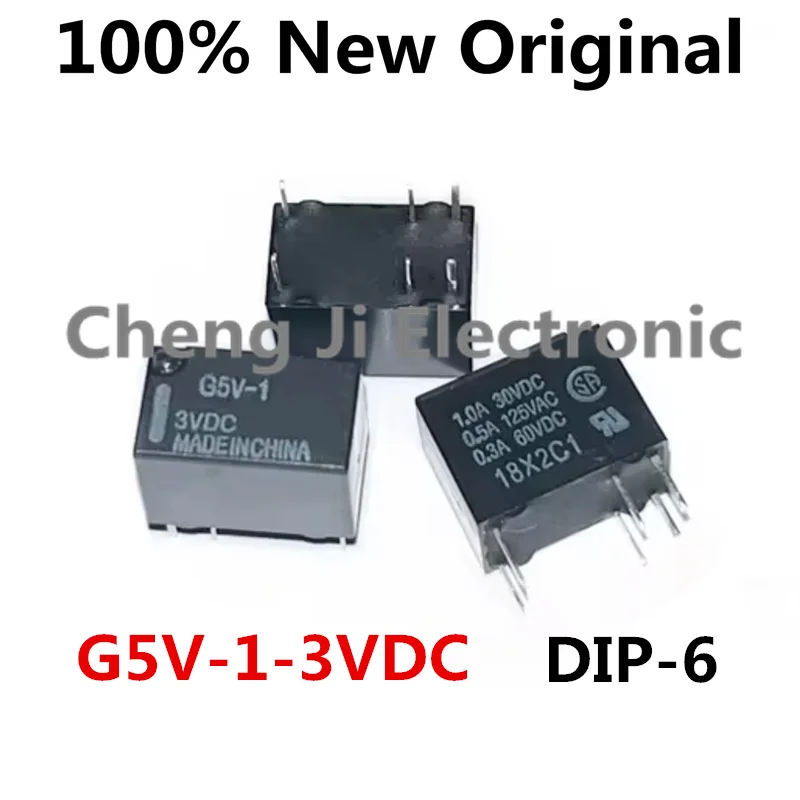 

10PCS/Lot G5V-1-3VDC 、G5V-1-5VDC 、G5V-1-9VDC 、G5V-1-12VDC 、G5V-1-24VDC DIP-6 New Original High Sensitivity Signal Relay