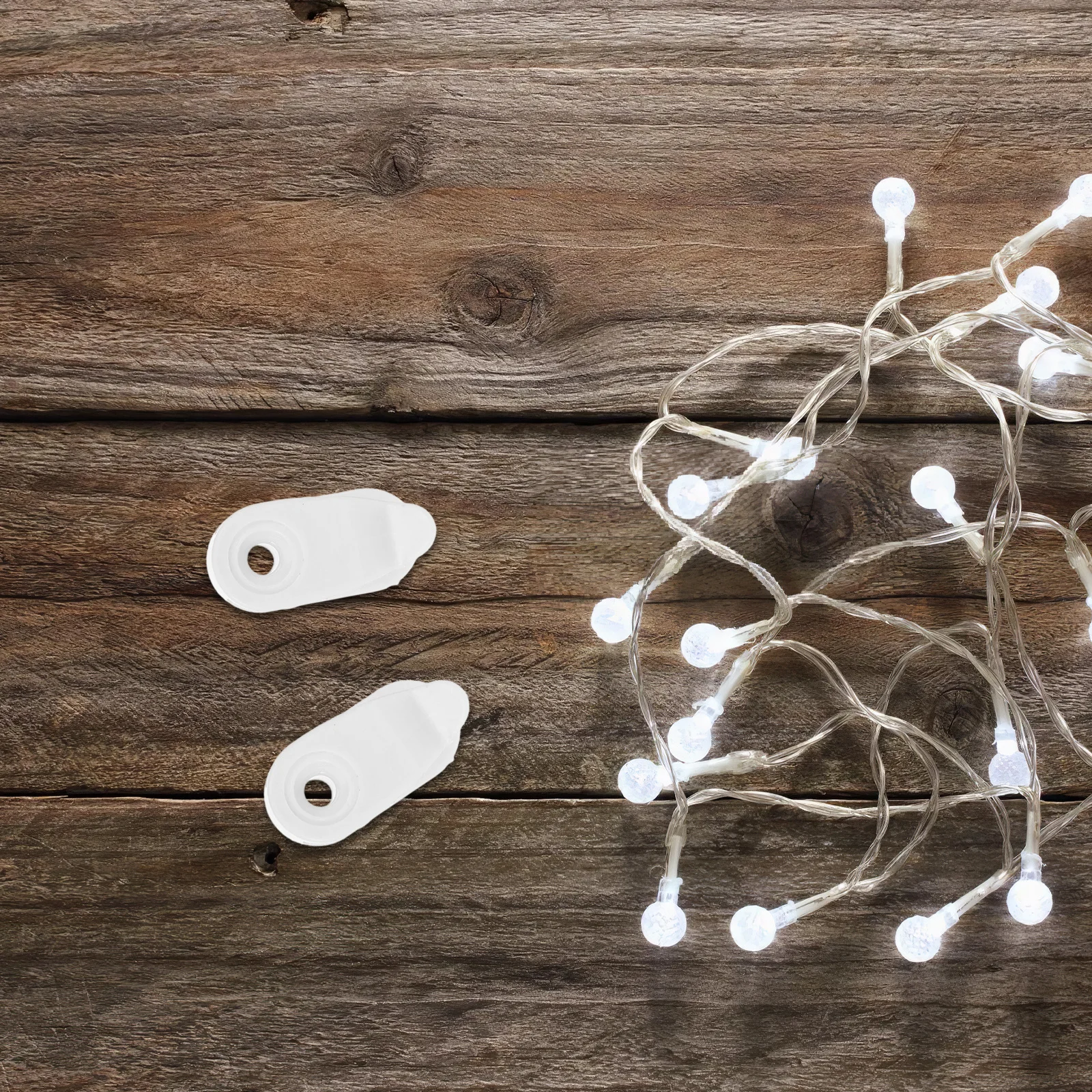 

10Sets Plastic String Light Hooks Stable for Outdoor Use Holiday Xmas Decorations Small Discreet Hangers