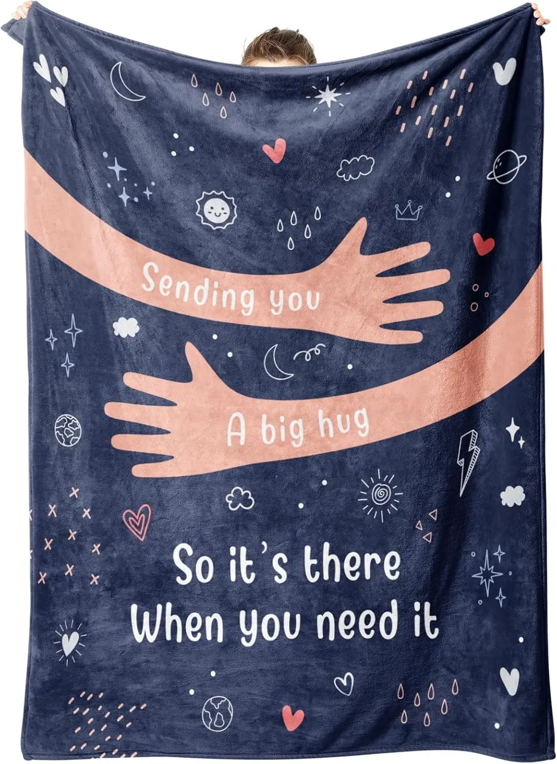 

Get Well Gifts for Men Women, Healing Blanket, Thinking of You, Sympathy, After Surgery Throw 50x60