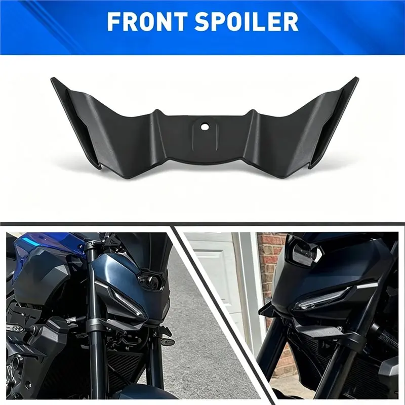 Aerodynamic Front Spoiler Wing Deflector For MT-07 MT07 2025 2026 Motorcycle Frontal Fairing Accessories-ABQA