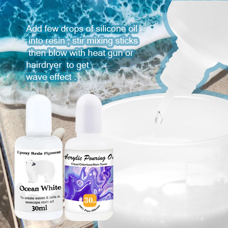 Acrylic Infusion Oil & Epoxy Resin Pigment Combo Set (30ml/1.01oz + 30ml/1.01oz), ideal for art creation and easy to operate. view 4
