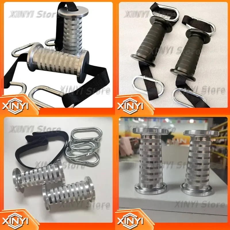 Aluminum Alloy Bicep Tricep Pull Down Handle for Gym Cable Machine Accessory with Non Slip Grip