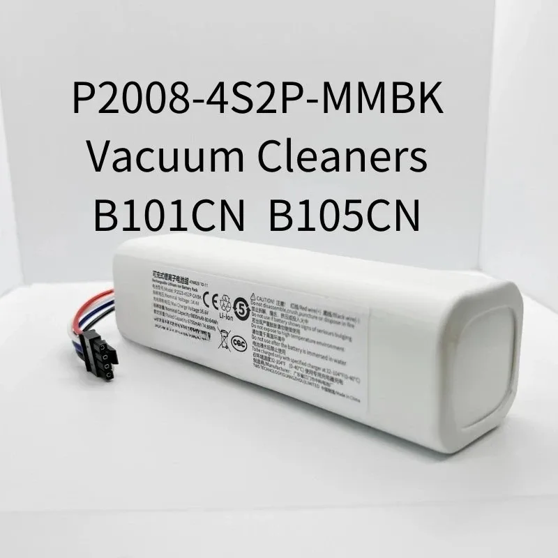بطارية بديلة 14.4 فولت 6800 مللي أمبير في الساعة لشاومي X10 + PLUS B101CN B105CN OMNI 1S مكانس كهربائية للكنس