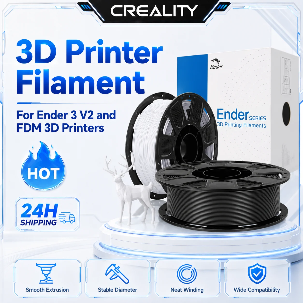 3D Printing Fdm - Filamento PLA Creality 3D 1kg 1.75mm