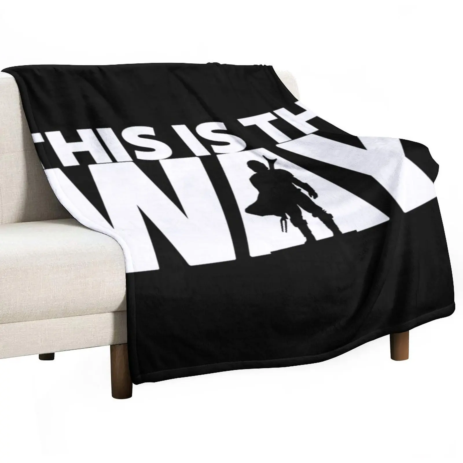 This Is The Way | Geekdom Series | DopeyArt Throw Blanket Plaid Fluffy Shaggy Blanket