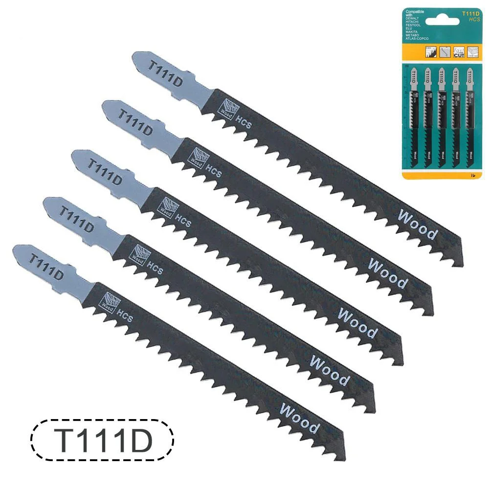 STONEGO Jigsaw Blade Set for Wood and Metal Cutting, T101B, T101D, T144D, T101BR, T244D, T127D, T111C, T111D, 100mm Length