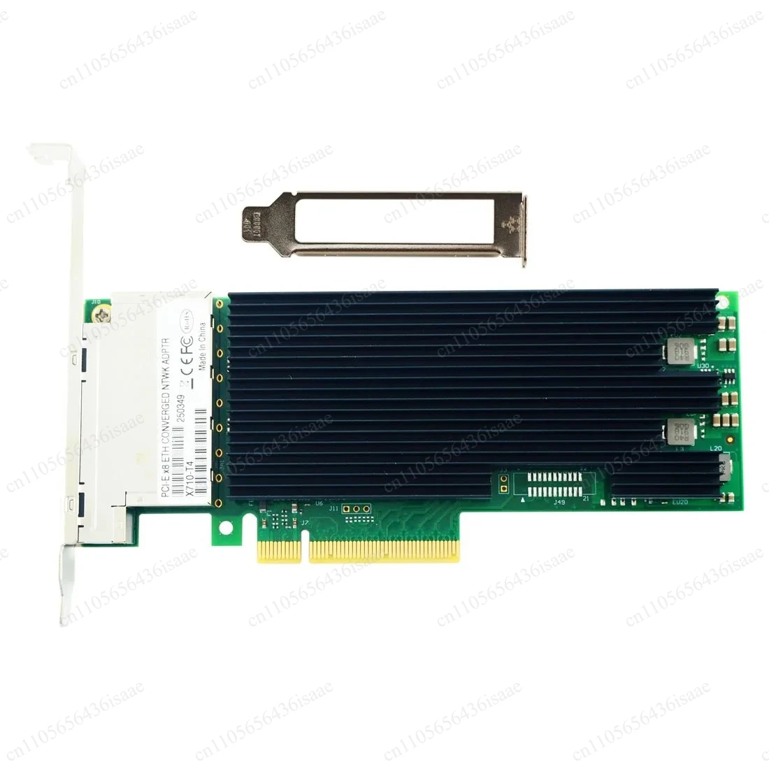 Quad Port 10GbE RJ45 Network Card X710-T4 PCIe 3.0 x8 XL710BM1 Controller
