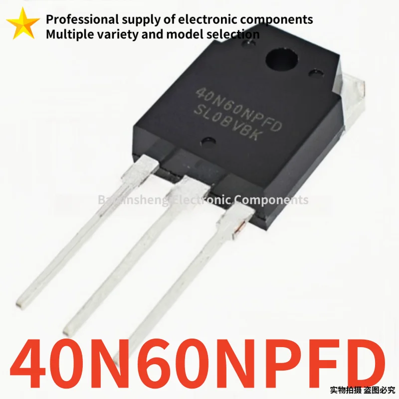 1PCS Brand new quality 40N60NPFD 40N60N PFD TO-3P IGBT single tube 40N60NPFD power transistor transistor