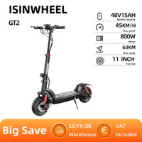 isinwheel DE-GT2 (ABE) Adult Electric Scooter 500W motor 48V 15Ah battery City E-Scooter 11\