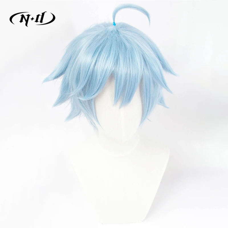 ND Chongyun Cosplay Wigs Hairpiece Genshin Impact Cosplay Hair Wigs Heat Resistant for Comic Con Coser Costume Theme Game Party