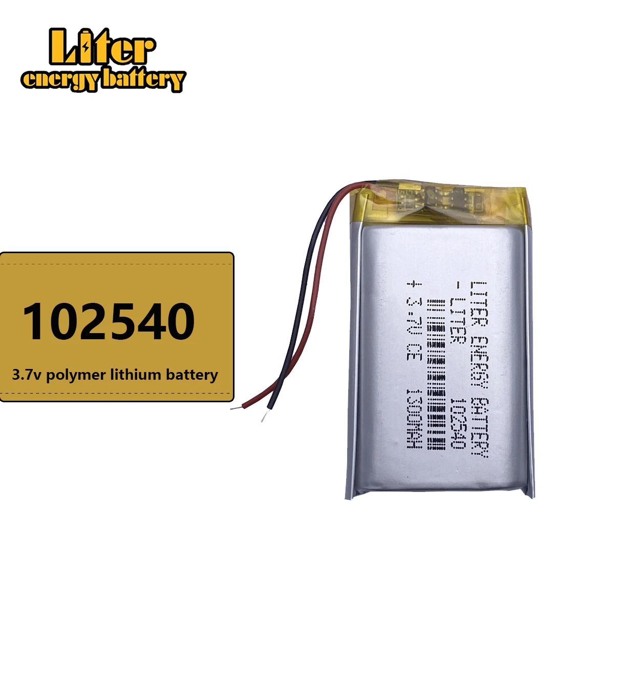 102540 3.7V 1300mAh Rechargeable Li-Polymer Li-ion Battery For mp3 mp4 mp5 toys DVR GPS PDA Tools LED Ligts Lamps