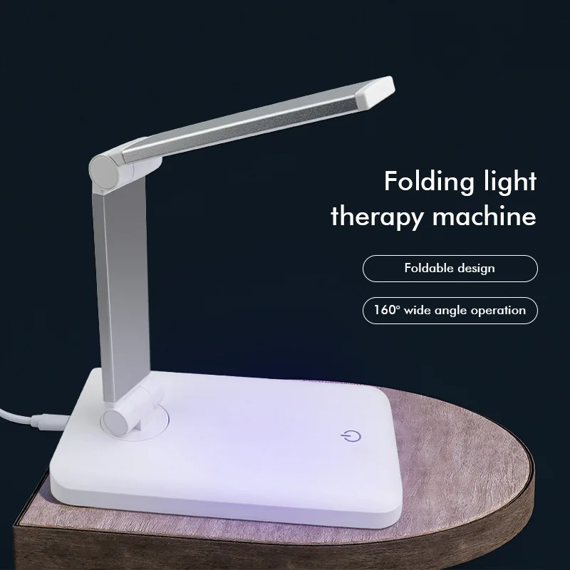 مصباح أظافر سطح المكتب قابل للطي لعلاج صالونات الأظافر ومصباح سريع الجفاف لأطراف الأظافر وطلاء الجل والأظافر الاصطناعية