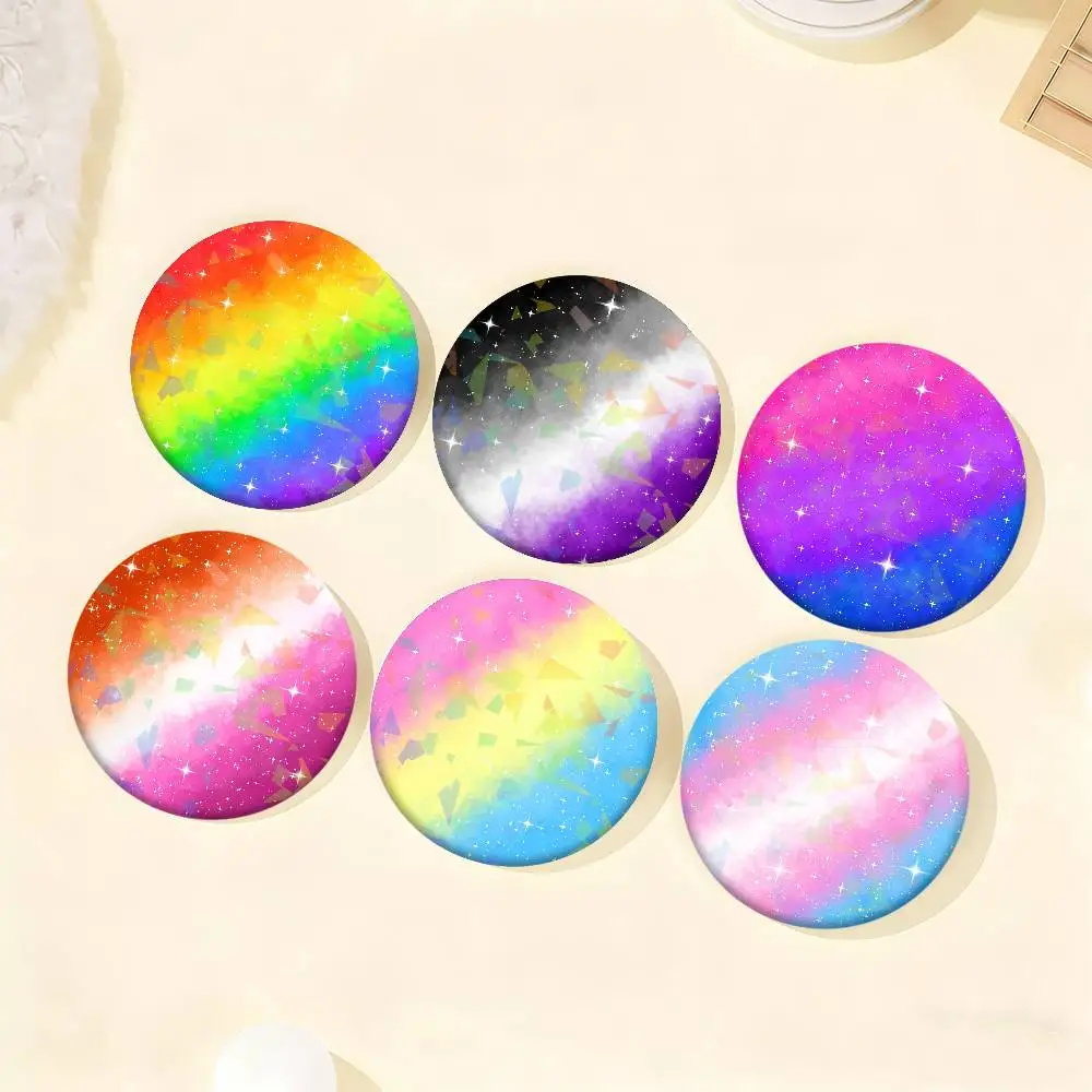 Nonbinary Pride Flag Galaxy Enamel Pin Badge Snap-in Cartoon Brooch Lapel Pins Bag Accessories Gifts