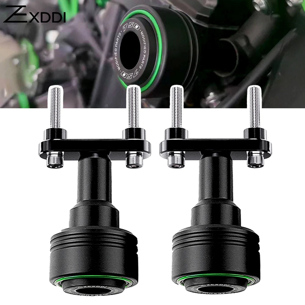 Para Kawasaki Z750 Z 750 2007-2012 2009 2010 2011 accesorios de motocicleta deslizadores de marco protección contra caídas Protector Pad