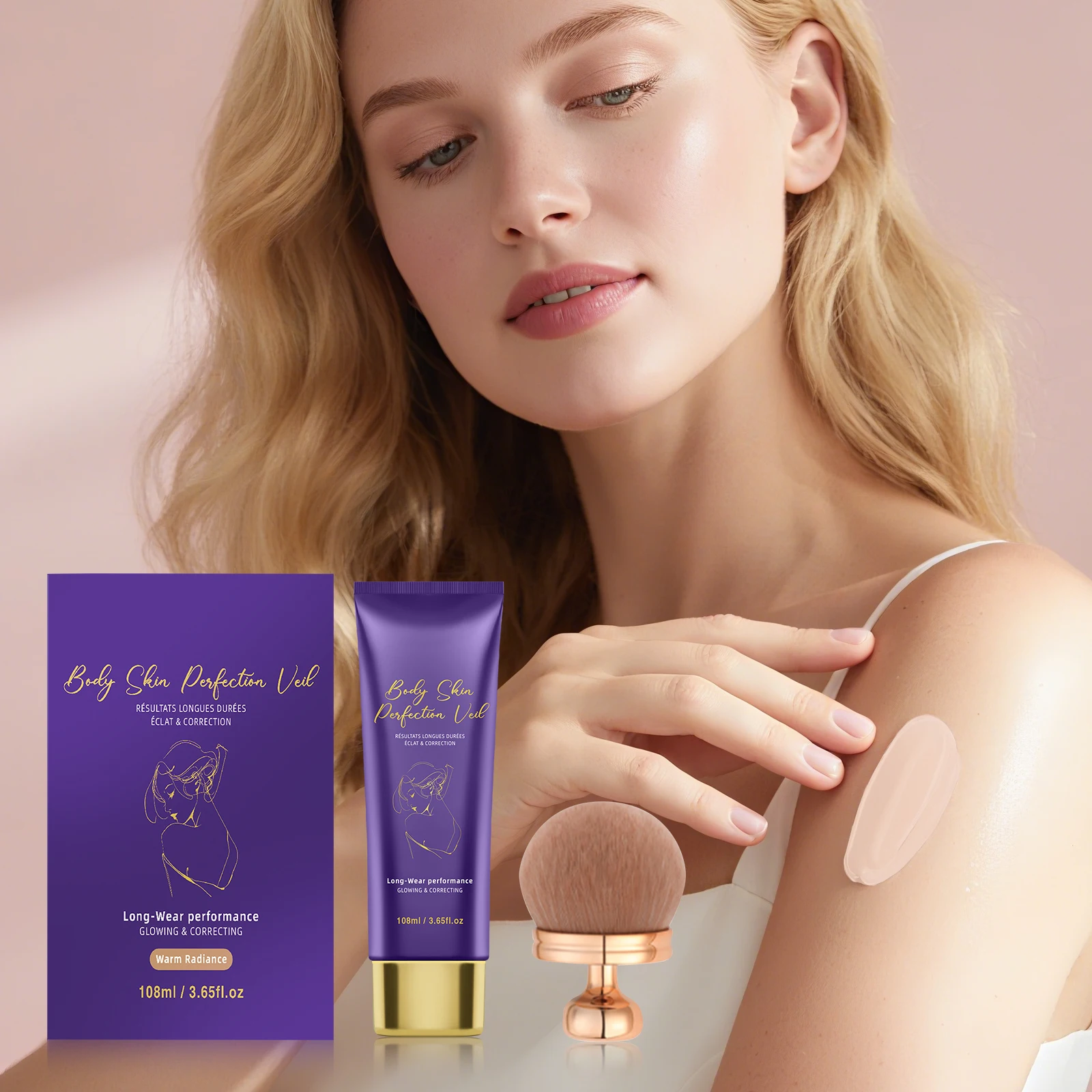 Capa corretiva de alta cobertura para base de maquiagem facial, cosméticos, anti círculo escuro, sardas, creme de base à prova d'água de longa duração