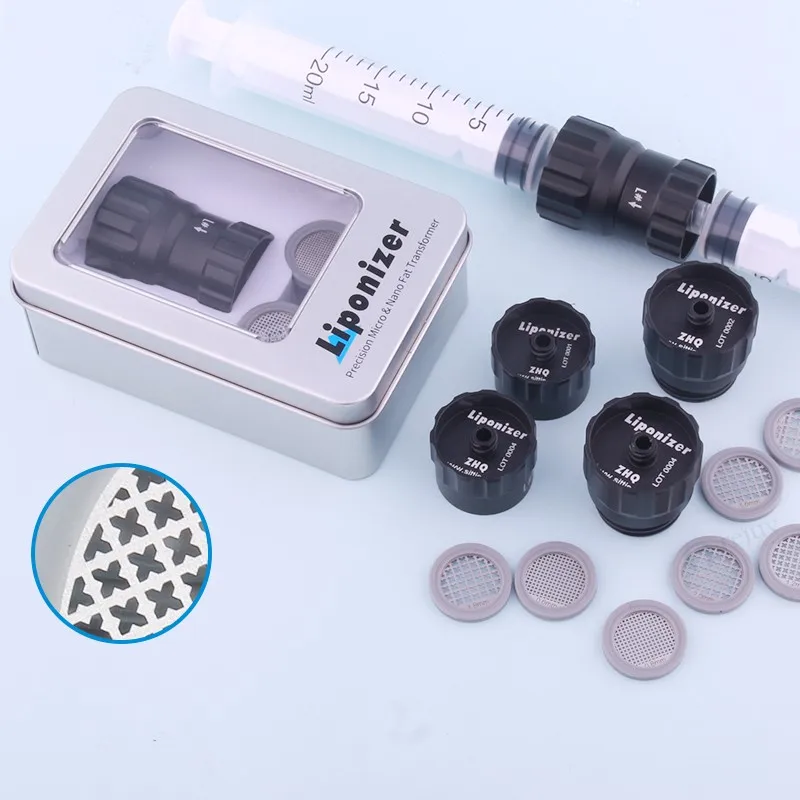 4-pcs Combo Extracellular Matrix (ECM) เจล Stromal Vascular Fraction Matrix ใบมีด SVF-Gel สกัด Liponizer autologous ไขมัน